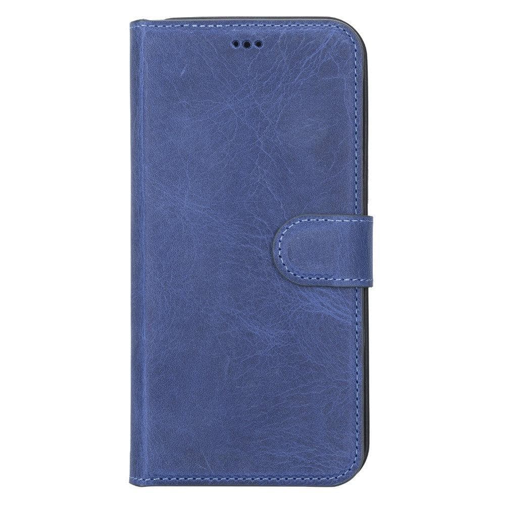 Magic iPhone 12 Series Detachable Genuine Leather Wallet Case - MW