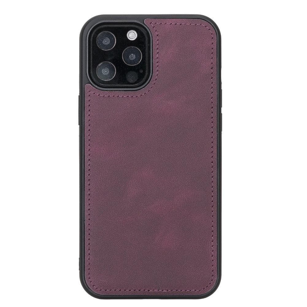 Magic iPhone 12 Series Detachable Genuine Leather Wallet Case - MW