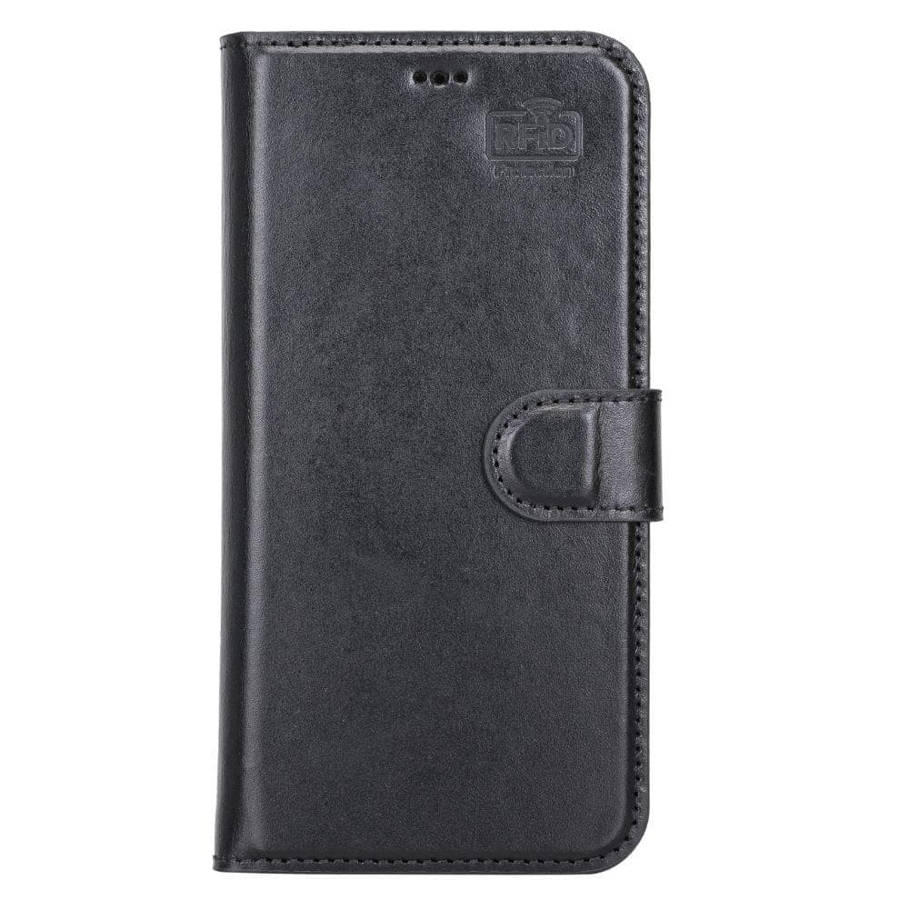 Magic iPhone 13 Series Detachable Genuine Leather Wallet Case - MW