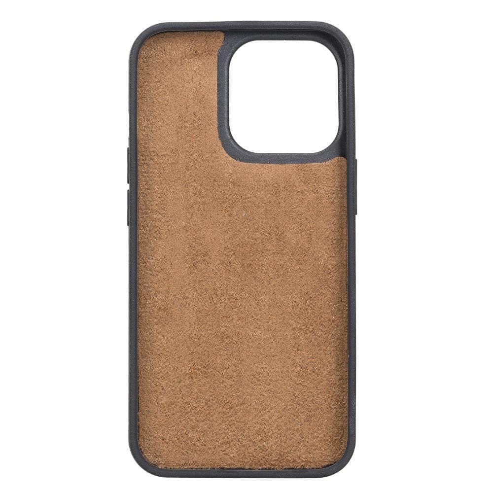 Magic iPhone 13 Series Detachable Genuine Leather Wallet Case - MW