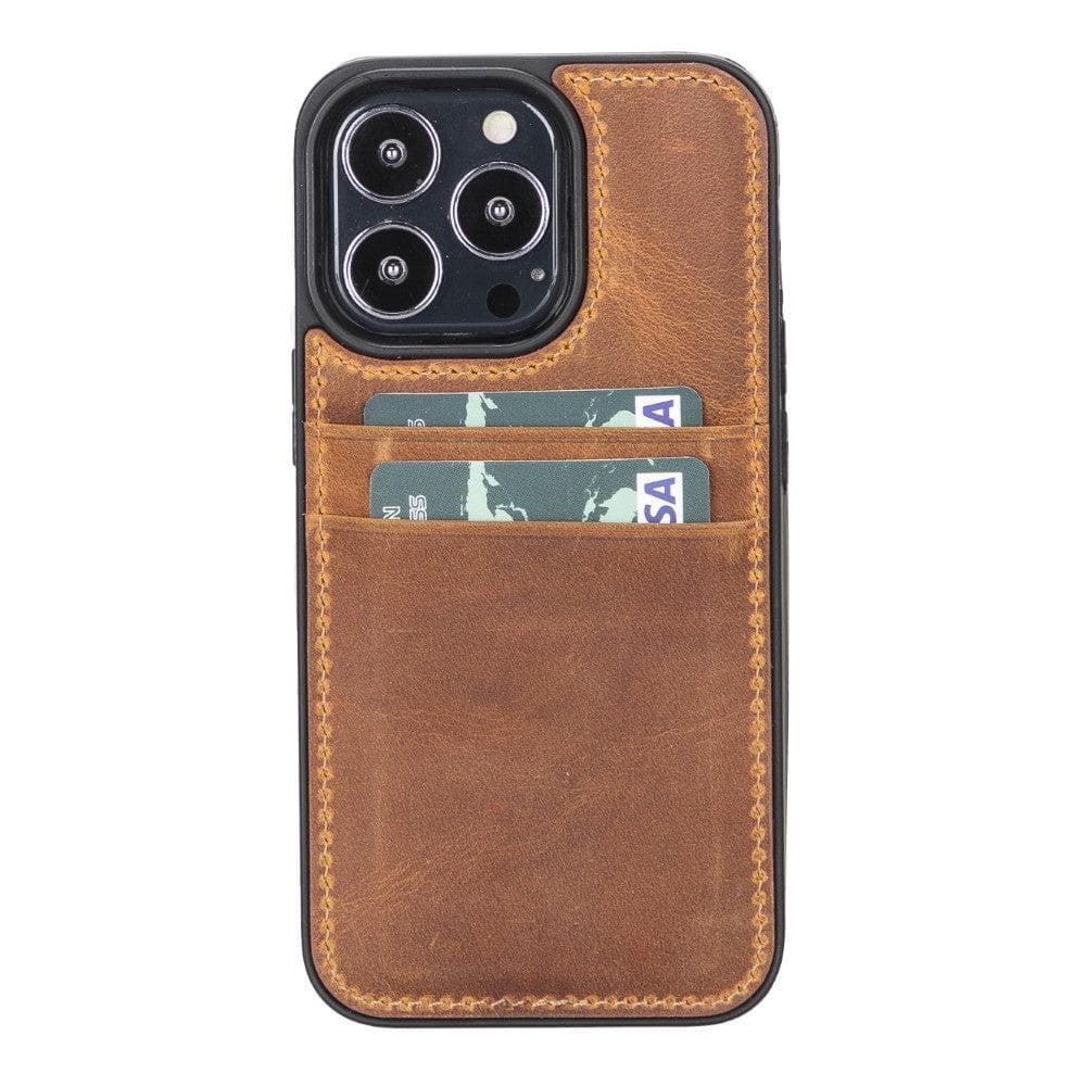 Flex Cover Card Holder iPhone 13 Series Genuine Leather Back Cover / FXC CCP