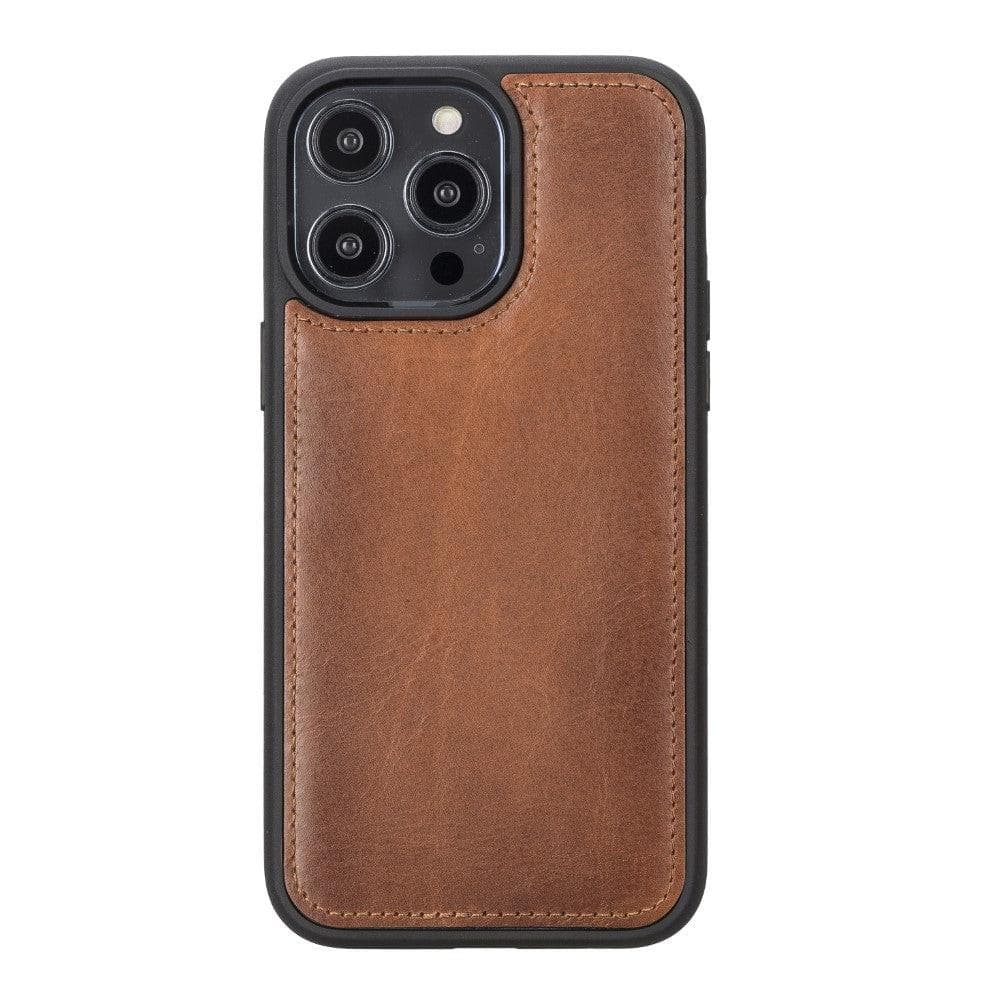 Magic iPhone 14 Series Detachable Genuine Leather Case / MW