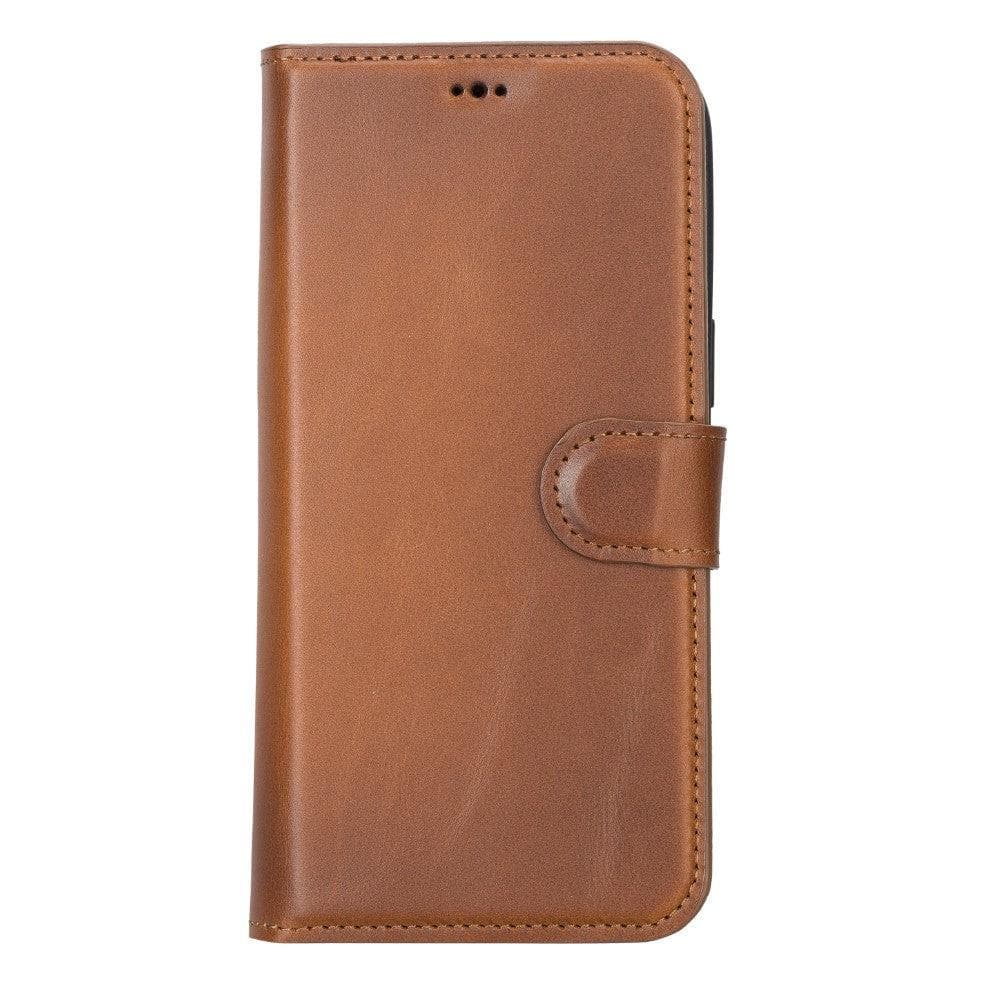 Magic iPhone 14 Series Detachable Genuine Leather Case / MW