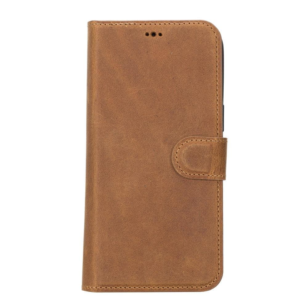 Magic iPhone 14 Series Detachable Genuine Leather Case / MW