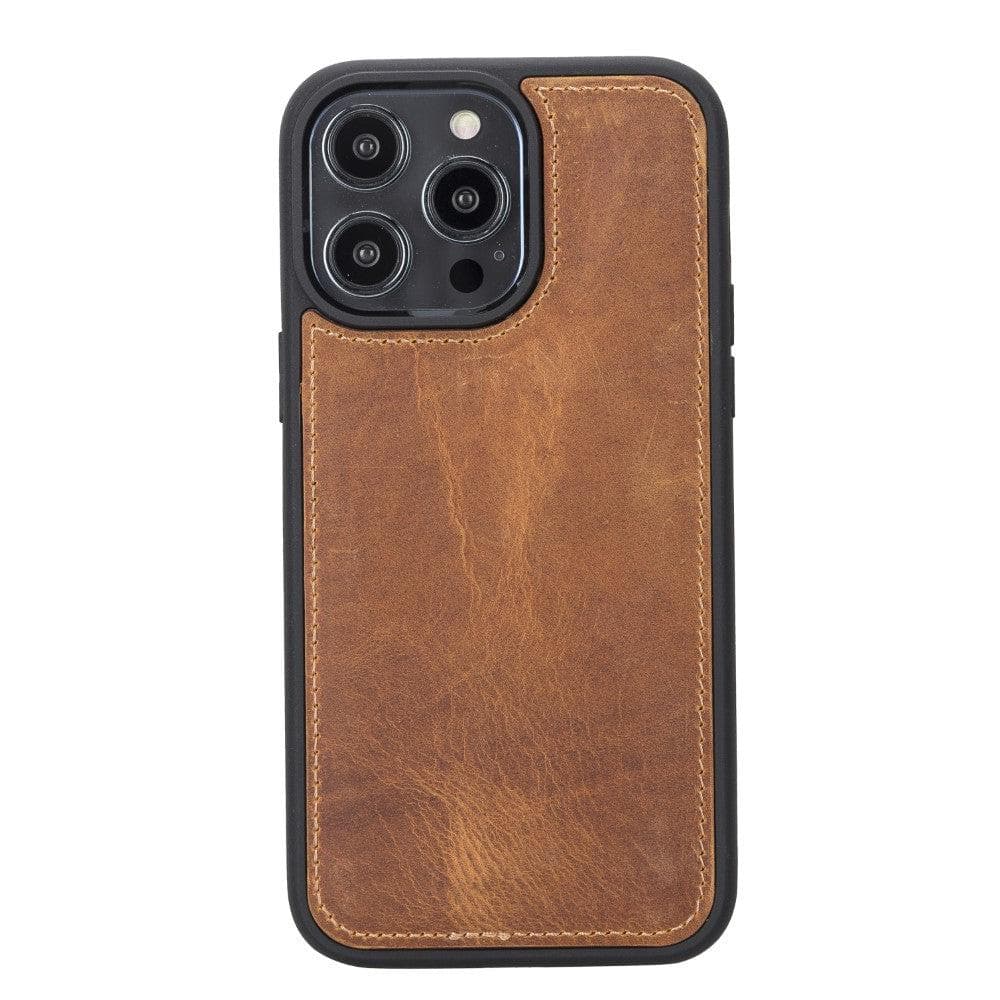 Magic iPhone 14 Series Detachable Genuine Leather Case / MW