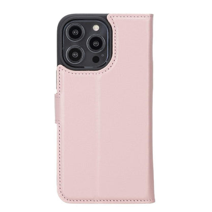 Magic iPhone 14 Series Detachable Genuine Leather Case / MW