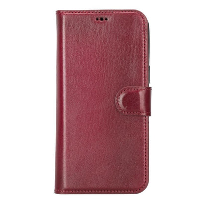 Magic iPhone 14 Series Detachable Genuine Leather Case / MW