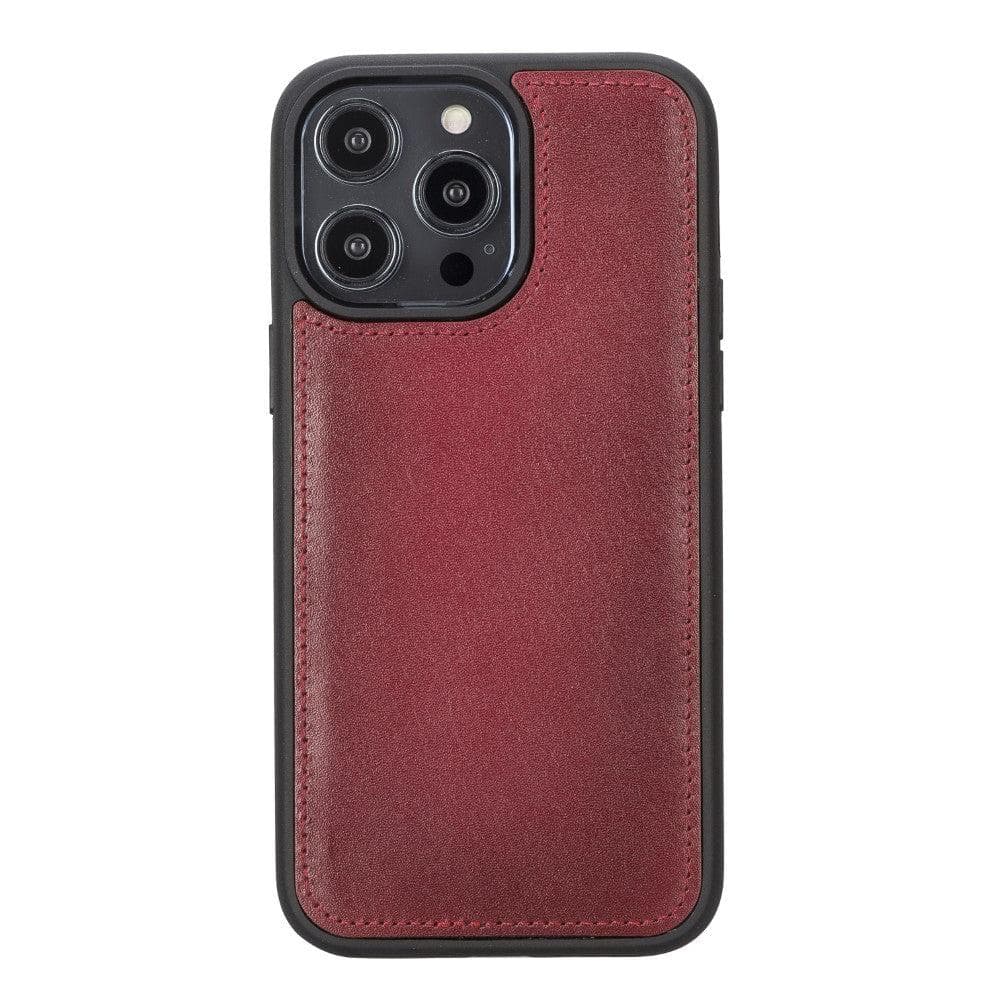 Magic iPhone 14 Series Detachable Genuine Leather Case / MW