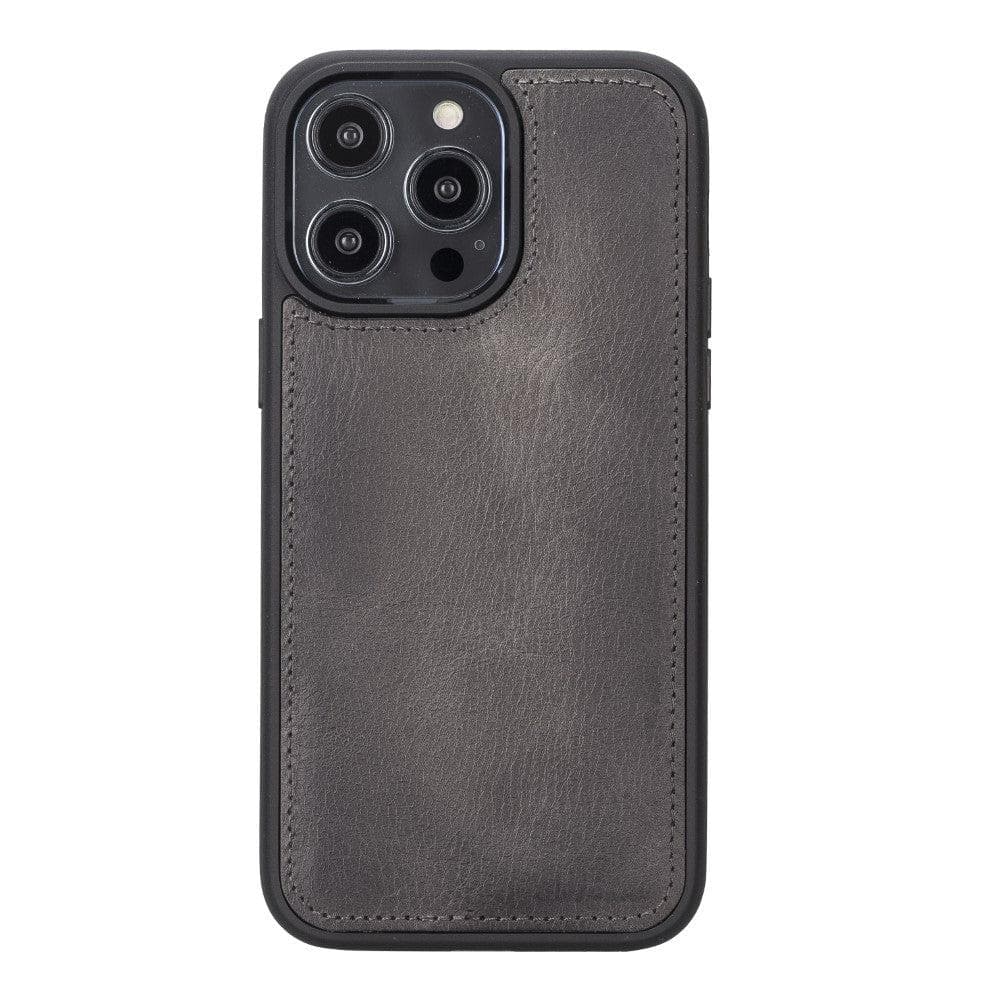 Magic iPhone 14 Series Detachable Genuine Leather Case / MW