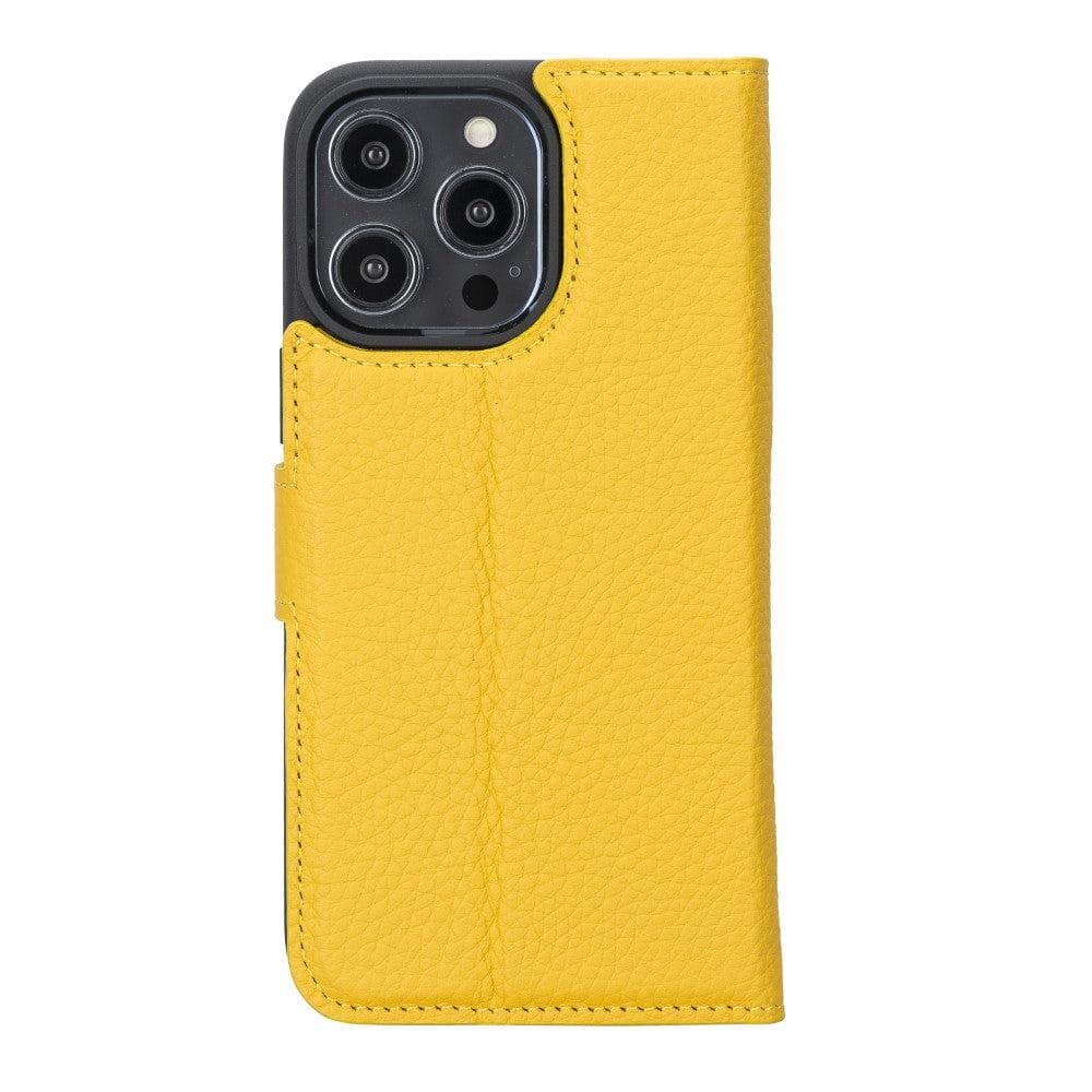 Magic iPhone 14 Series Detachable Genuine Leather Case / MW