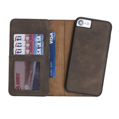 Double Magic Wallet iPhone SE/8/7 Genuine Leather Case - DMW