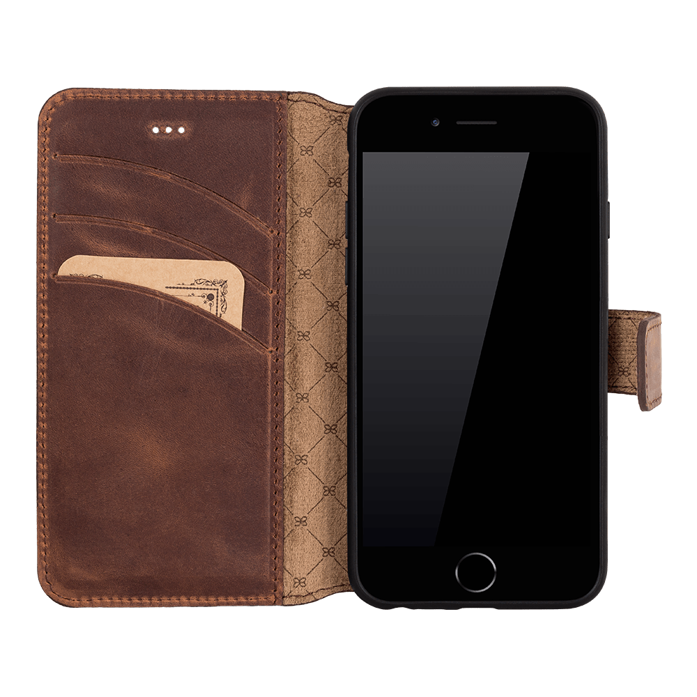 Magic iPhone SE/8/7 Detachable Genuine Leather Case / MW