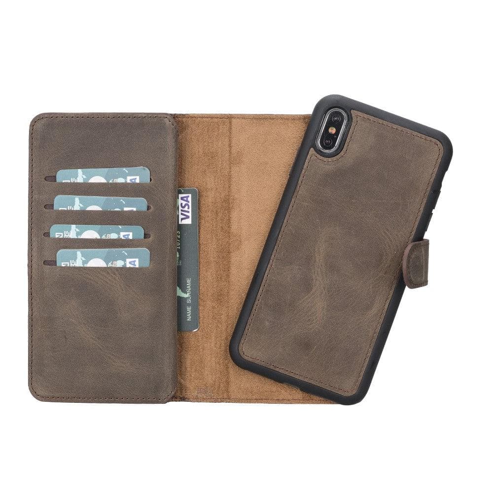 Double Magic Wallet iPhone X Series Genuine Leather Case - DMW