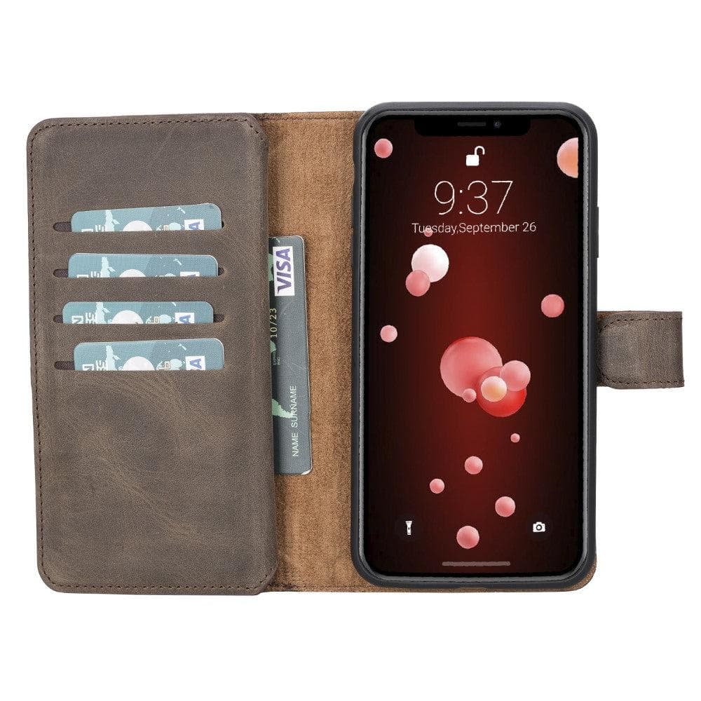 Double Magic Wallet iPhone X Series Genuine Leather Case - DMW