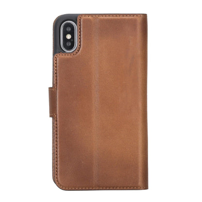 Magic iPhone X Series Detachable Genuine Leather Case / MW