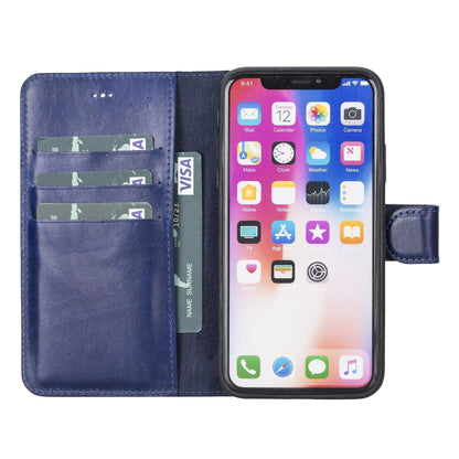 Magic iPhone XS Max Detachable Genuine Leather Case / MW