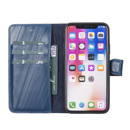 Magic iPhone XS Max Detachable Genuine Leather Case / MW