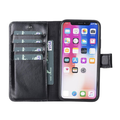 Magic iPhone XS Max Detachable Genuine Leather Case / MW