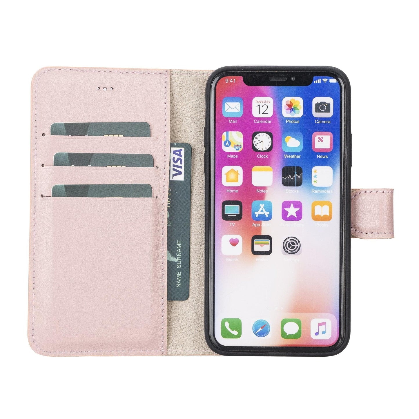 Magic iPhone XS Max Detachable Genuine Leather Case / MW