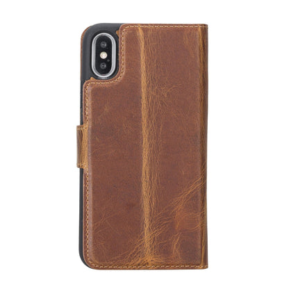 Magic iPhone XS Max Detachable Genuine Leather Case / MW