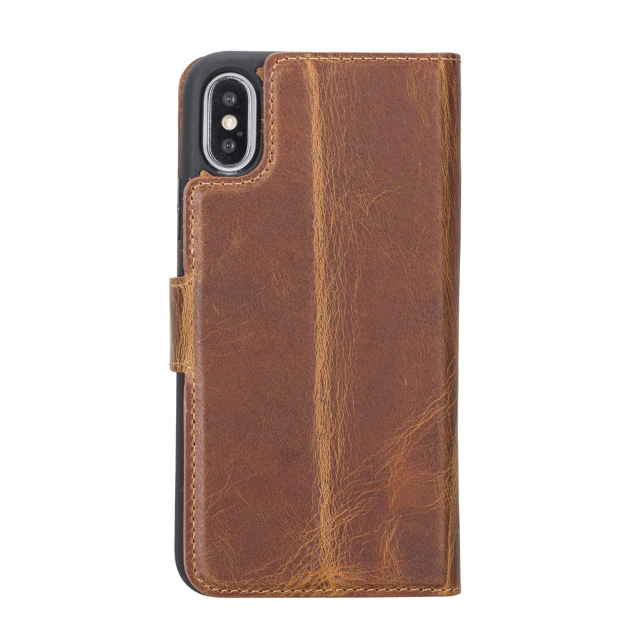 Magic iPhone X Series Detachable Genuine Leather Case / MW