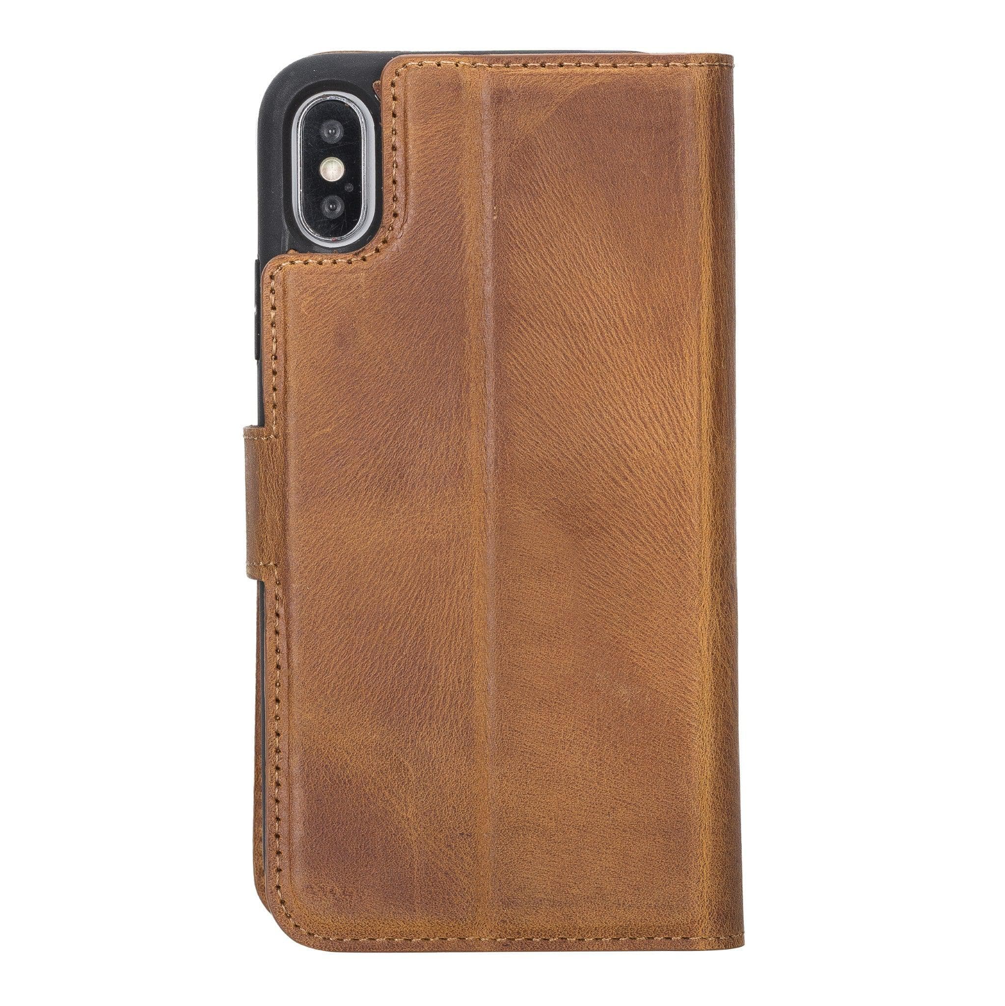 Magic iPhone XS Max Detachable Genuine Leather Case / MW