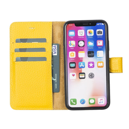 Magic iPhone XS Max Detachable Genuine Leather Case / MW