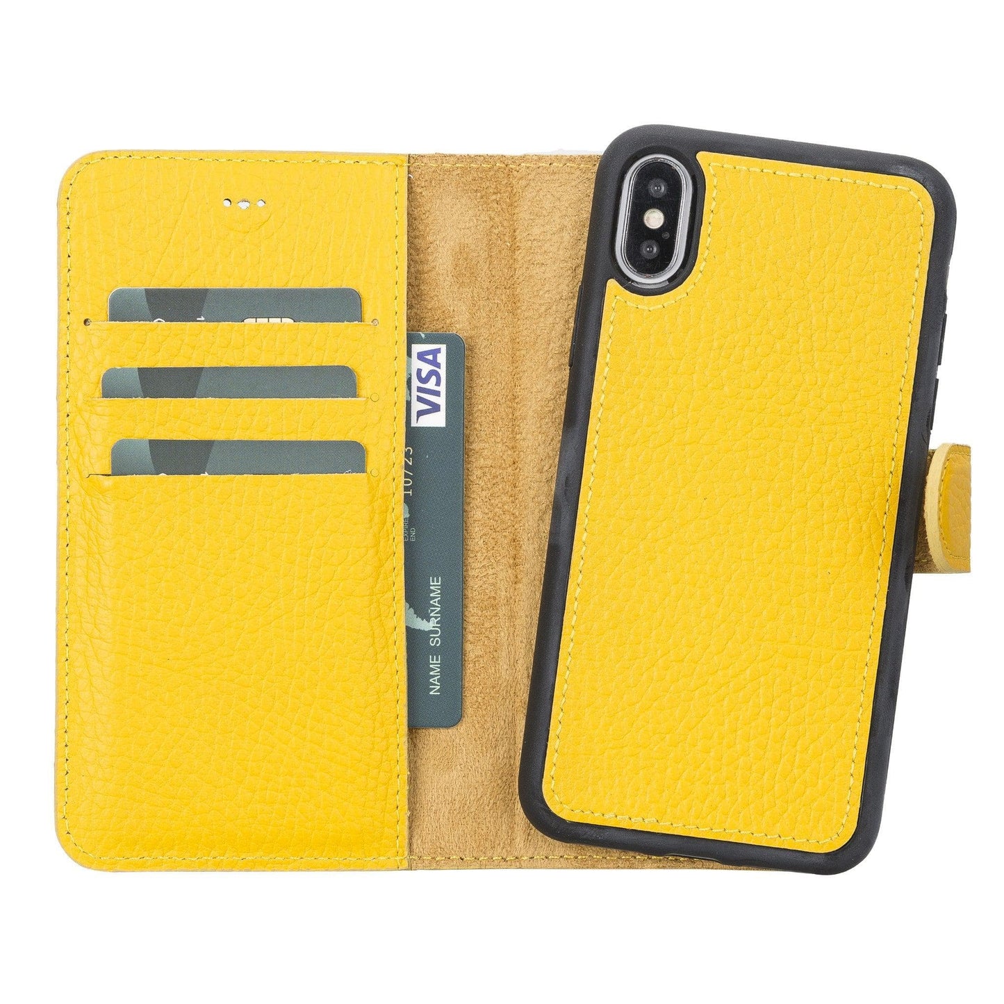 Magic iPhone XS Max Detachable Genuine Leather Case / MW