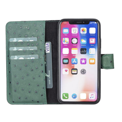 Magic iPhone XS Max Detachable Genuine Leather Case / MW