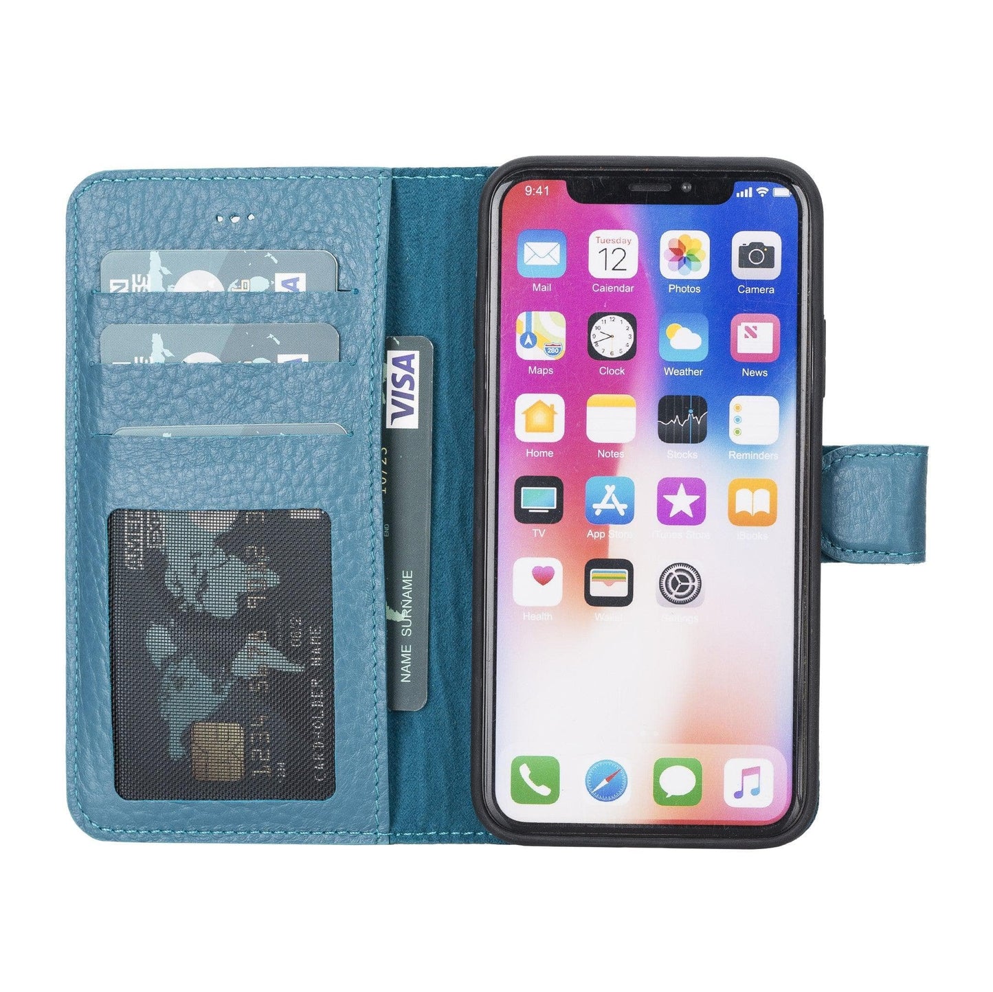 Magic iPhone XS Max Detachable Genuine Leather Case / MW