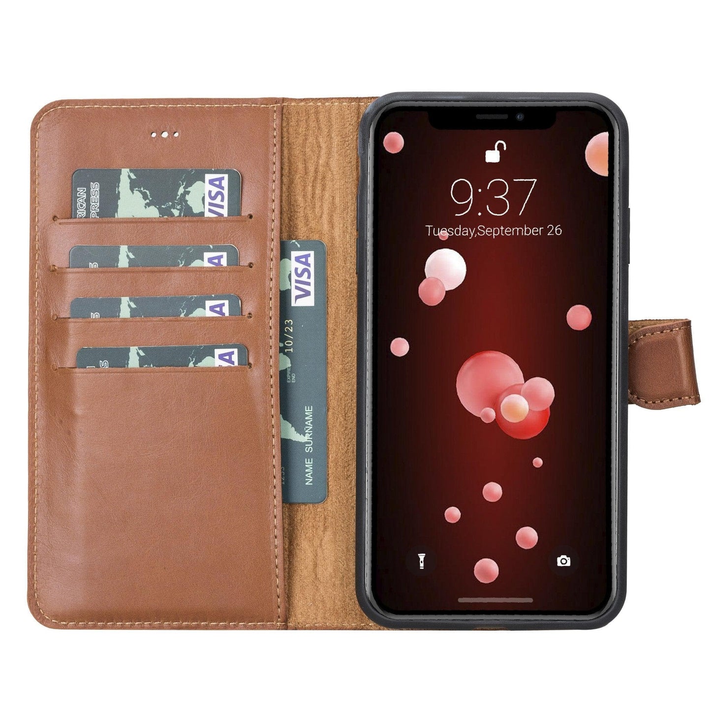 Magic iPhone X Series Detachable Genuine Leather Case / MW