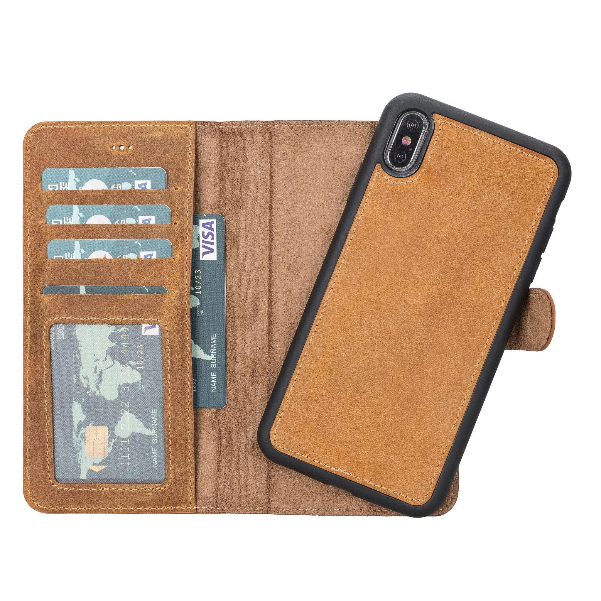 Magic iPhone X Series Detachable Genuine Leather Case / MW