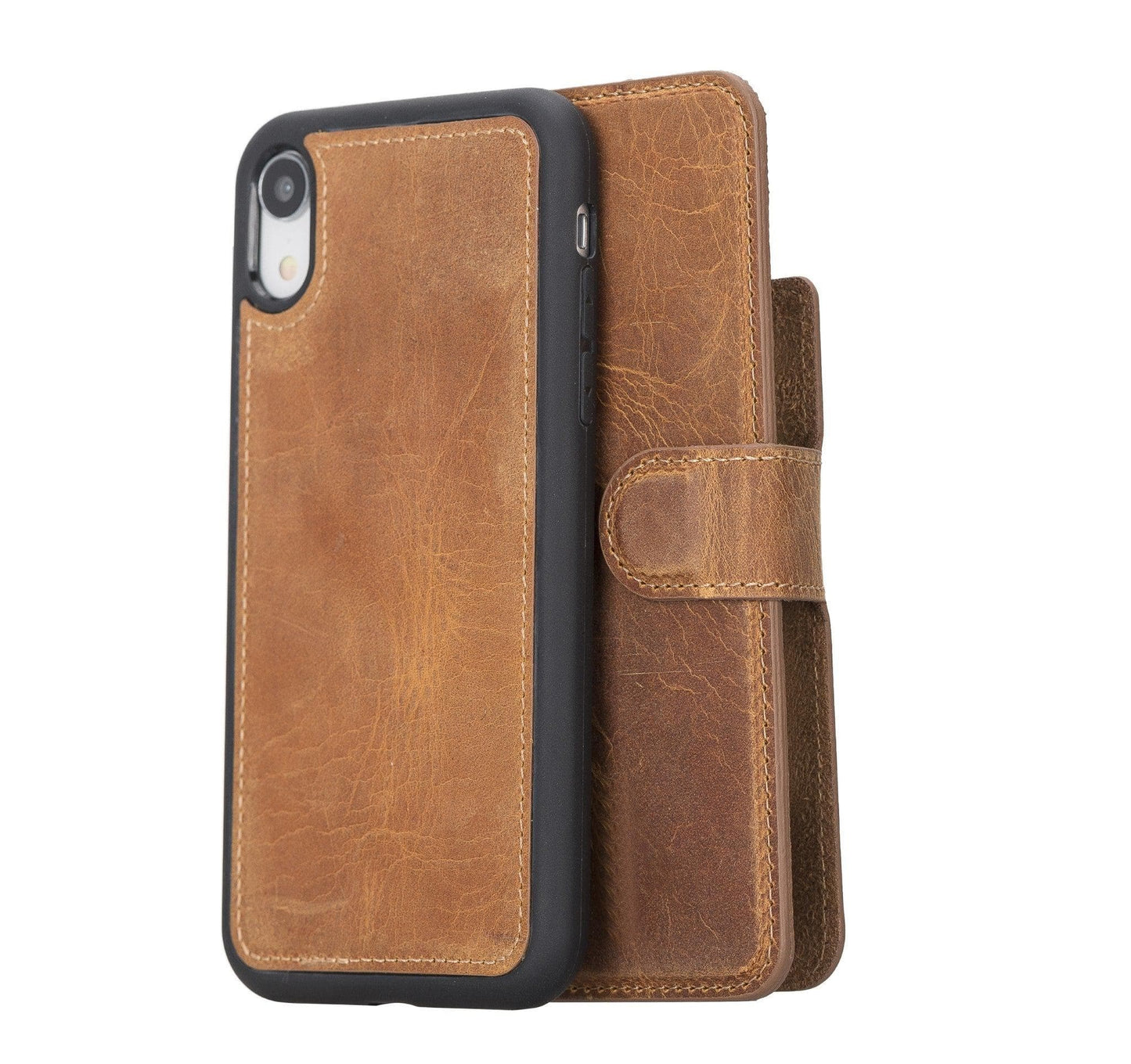 Magic iPhone XS Max Detachable Genuine Leather Case / MW