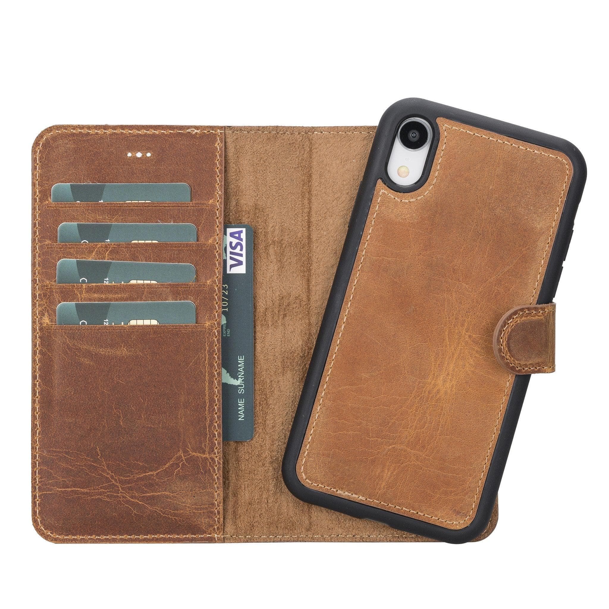 Magic iPhone XS Max Detachable Genuine Leather Case / MW