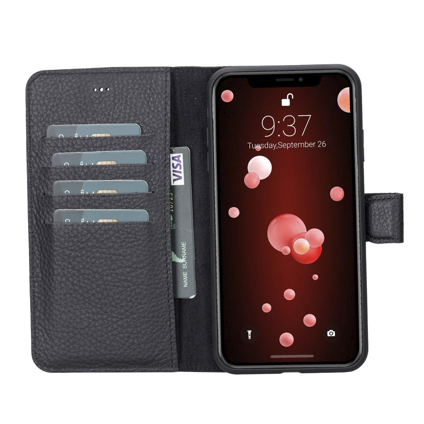 Magic iPhone XS Max Detachable Genuine Leather Case / MW