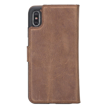 Magic iPhone XS Max Detachable Genuine Leather Case / MW