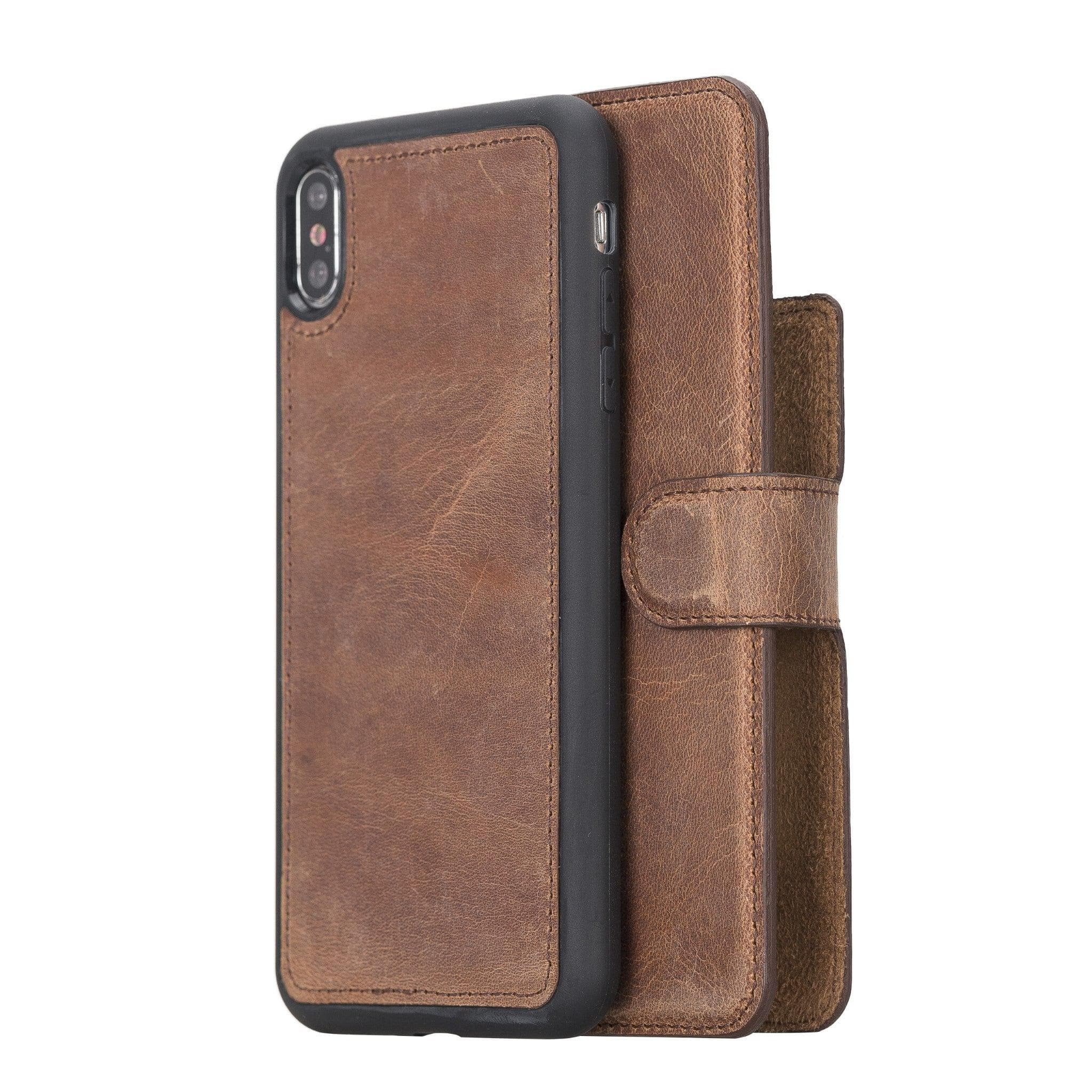 Magic iPhone XS Max Detachable Genuine Leather Case / MW