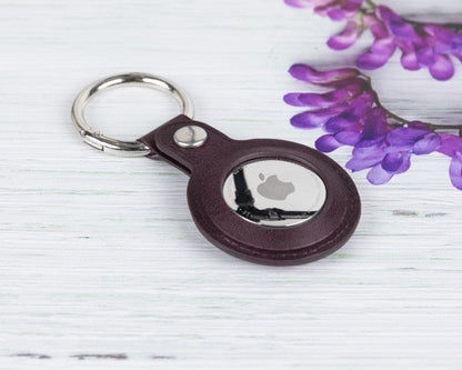AVA Genuine Leather Case with Keyring for Apple AirTag