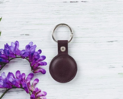 AVA Genuine Leather Case with Keyring for Apple AirTag