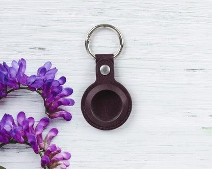 AVA Genuine Leather Case with Keyring for Apple AirTag