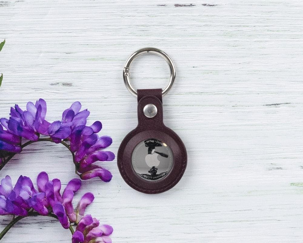 AVA Genuine Leather Case with Keyring for Apple AirTag