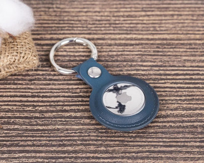 AVA Genuine Leather Case with Keyring for Apple AirTag