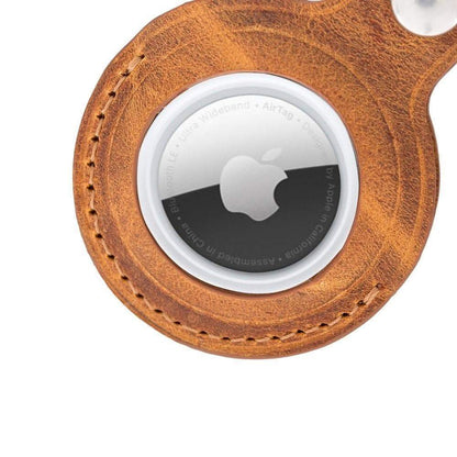 AVA Genuine Leather Case with Keyring for Apple AirTag