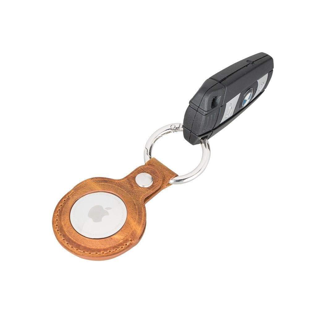 AVA Genuine Leather Case with Keyring for Apple AirTag