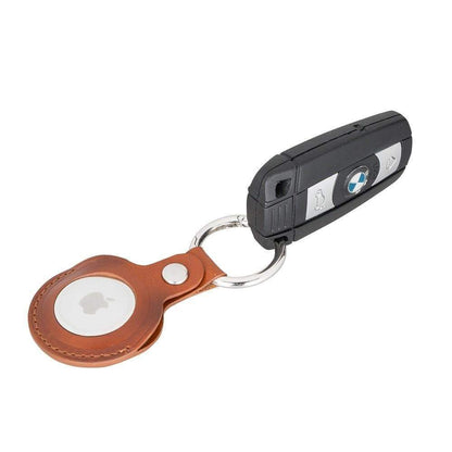 AVA Genuine Leather Case with Keyring for Apple AirTag