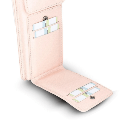 Leather Crossbody Bag with Phones Case