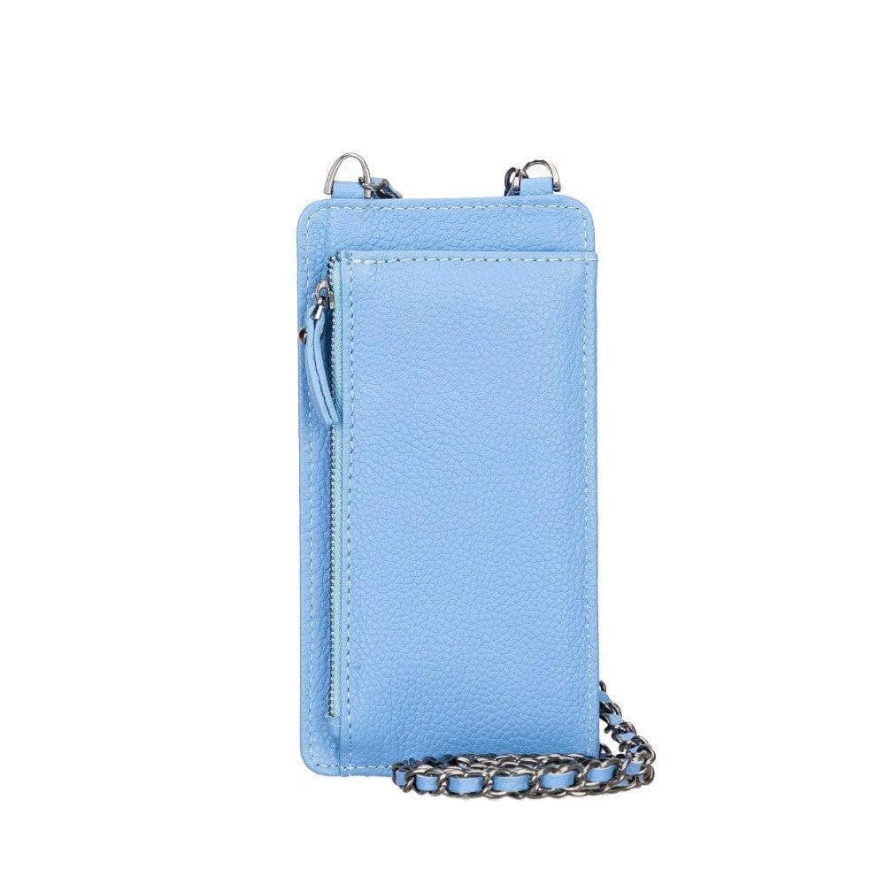 Leather Crossbody Bag with Phones Case