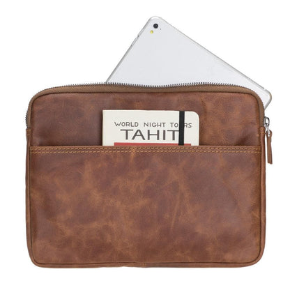 Protective Leather Laptop & Tablet Sleeve - The Stitched Cow