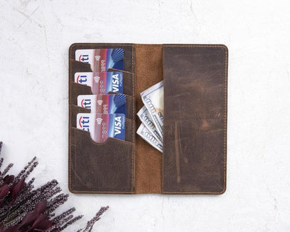 Checkbook Genuine Leather Wallet