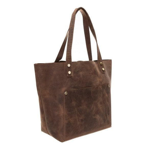 Moon Geniune Leather Women Tote Bag